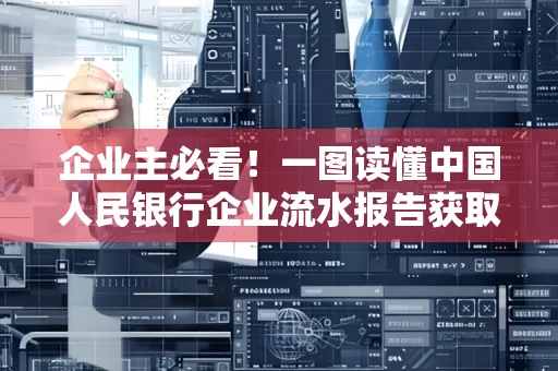 企业主必看！一图读懂中国人民银行企业流水报告获取全流程