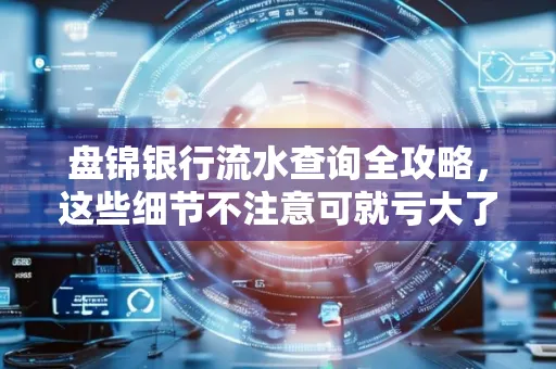 盘锦银行流水查询全攻略，这些细节不注意可就亏大了