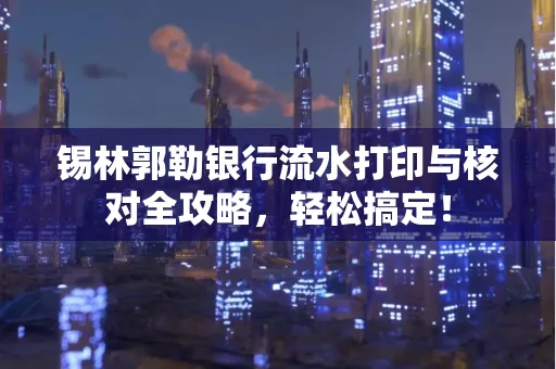 锡林郭勒银行流水打印与核对全攻略，轻松搞定！