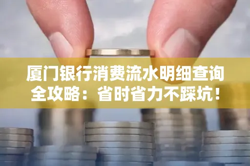 厦门银行消费流水明细查询全攻略：省时省力不踩坑！