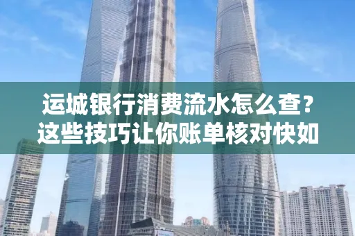 运城银行消费流水怎么查？这些技巧让你账单核对快如闪电