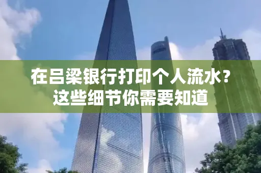 在吕梁银行打印个人流水？这些细节你需要知道